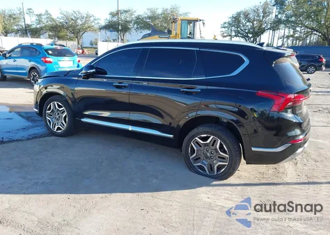 2021 Hyundai Santa Fe Calligraphy z USA, uszkodzony, nr VIN 5NMS5DAL7MH323641